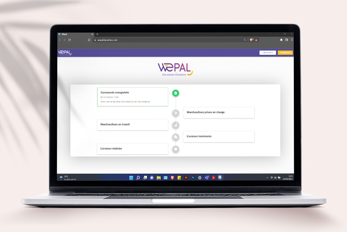 Wepal, l’application pour réserver votre transport de palettes en ligne
